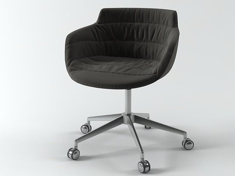 Flow armchair 5-star base