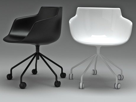 Flow armchair 5 legs 3