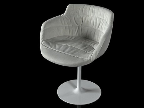 Flow armchair-central leg 8