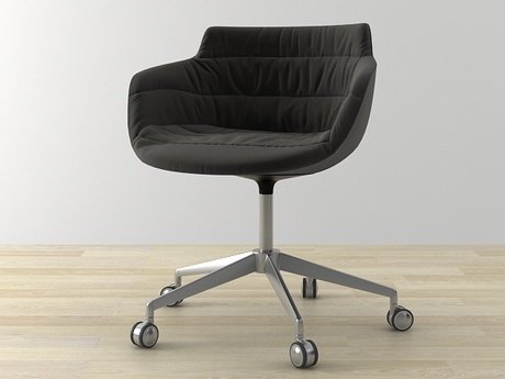Flow armchair 5-star base 6