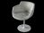 Flow armchair-central leg 8