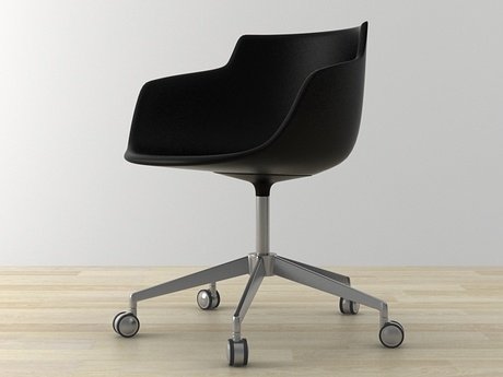 Flow armchair 5-star base 20