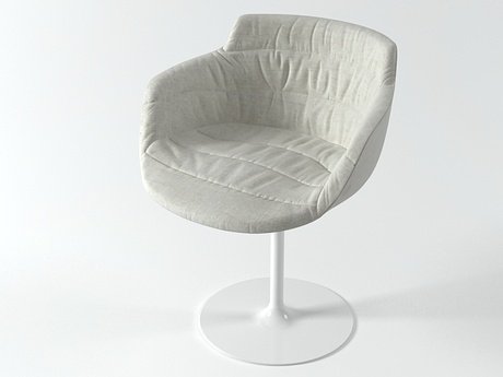 Flow armchair-central leg 4