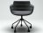 Flow armchair 5 legs 5