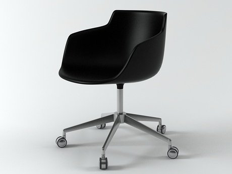 Flow armchair 5-star base 19