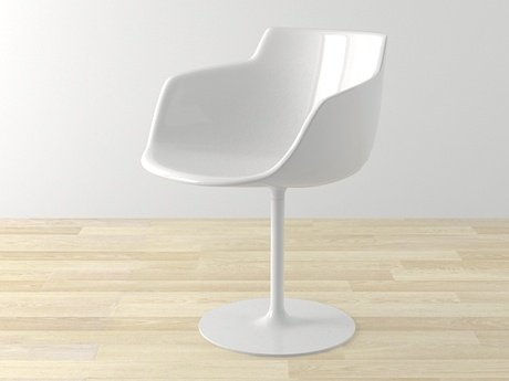 Flow armchair-central leg 17