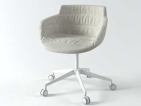 Flow armchair 5-star base 8