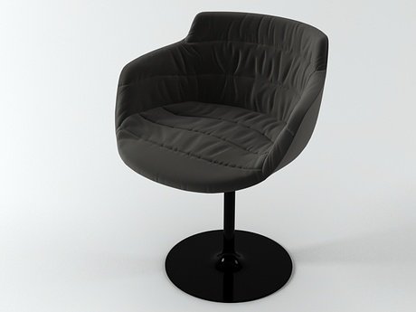 Flow armchair-central leg 12