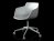 Flow armchair 5-star base 18