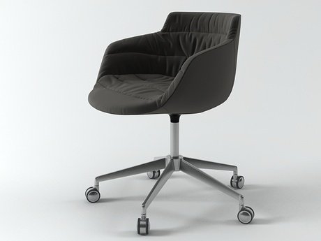 Flow armchair 5-star base 4
