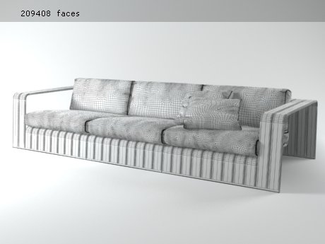 Frame 3-seat sofa 16