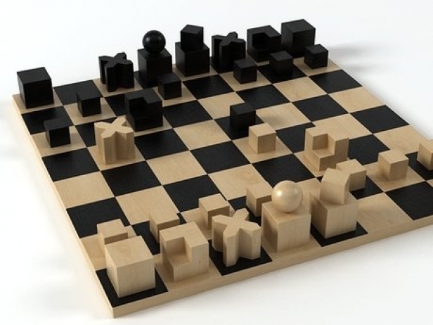 The Bauhaus Chess Board