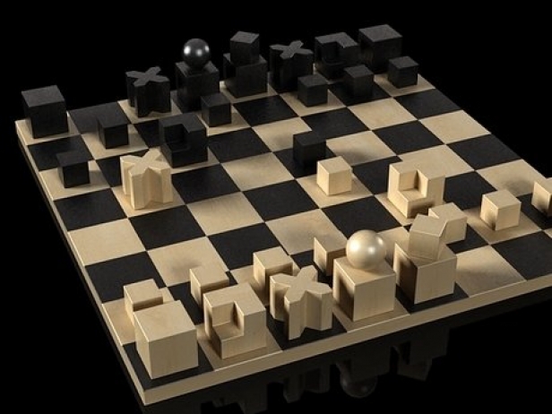 The Bauhaus Chess Board