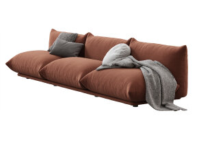 Marenco 3-Seater Sofa without Armrests