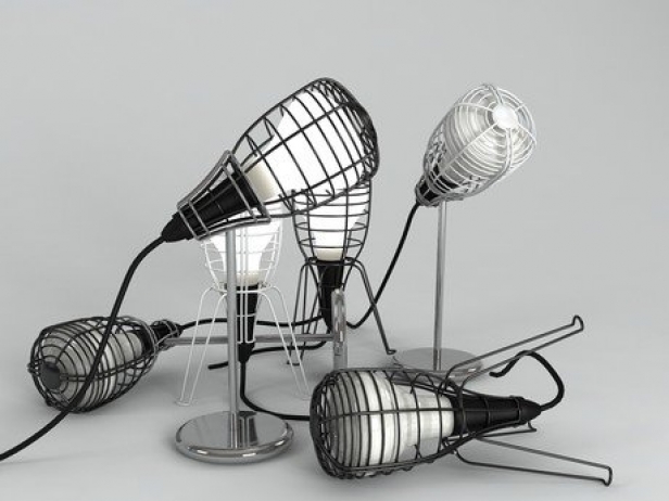 Cage Table Lamp 3d Modell Foscarini, Cage Table Lamp