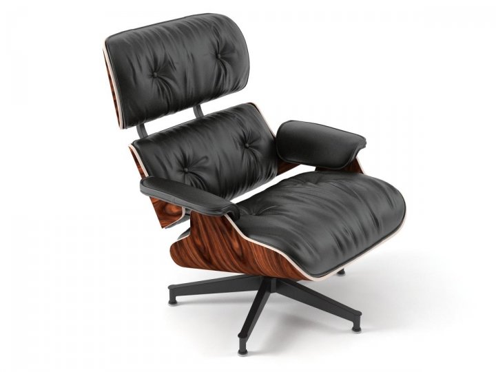 Eames Lounge Chair And Ottoman 3d Model Herman Miller Usa