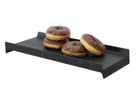 Chocolate Donuts on Marble Tray