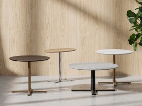 Linea Pedestal Tables