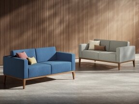 Linea Wood Base 2-Seater Sofa