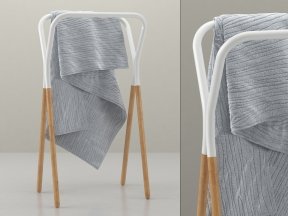 WEST ELM Two-Tone Towel Rack