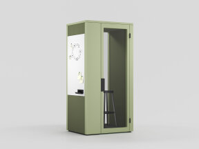 Talky S Phone Booth with Chart Board