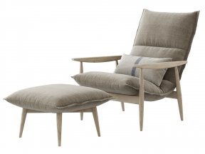 Tao Lounge Chair and Ottoman