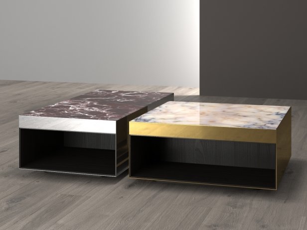 Elliott Rectangular Table 3d model  Minotti, Italy