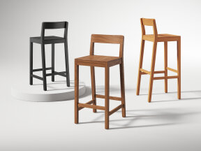 Sit Barstool Wooden Seat