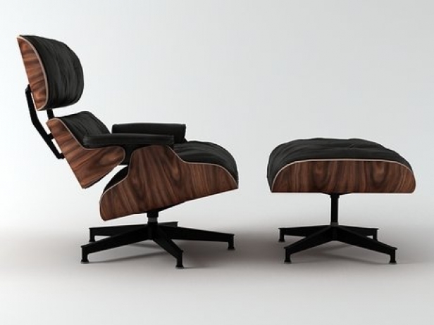 Eames Lounge Chair And Ottoman 3d Model Herman Miller Usa