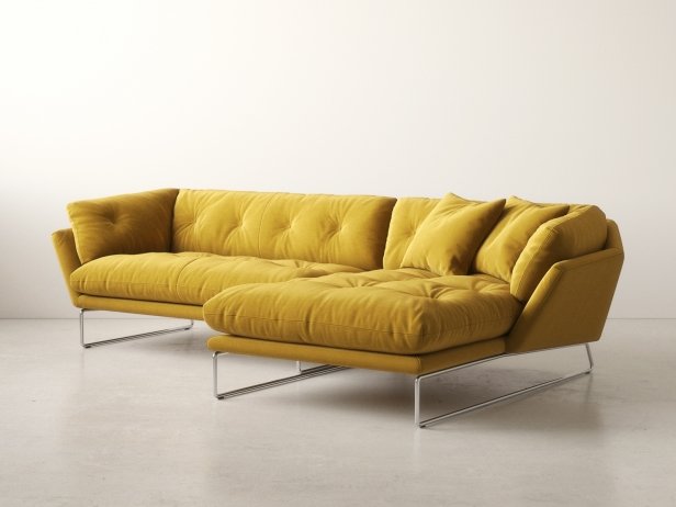 New York Corner Sofa 3D-Modell | Saba Italia, Italy