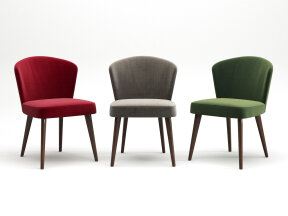Contemporary Upholstered-Seat Chair