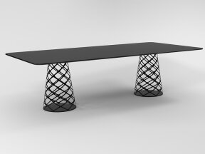 Mesh Base Dining Table