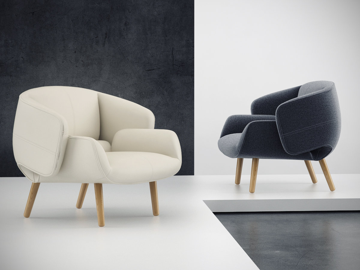 Fusion Chair 3d model | BoConcept