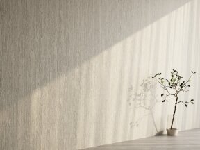 Cream Grooved Lime Plaster