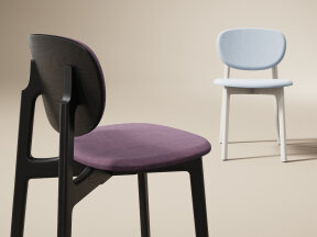 Zenso Chairs with Upholstered Seat and Back