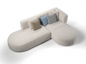 Spring sofa by Patricia Urquiola 3D model