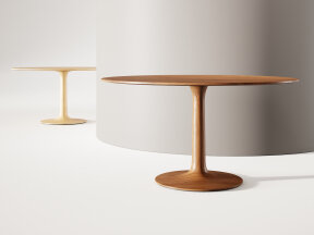 Turntable Round Dining Table