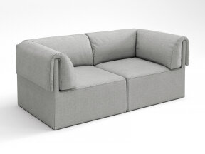 Modern Soft 2-Seater Sofa