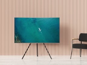 55" QLED TV with Studio Stand
