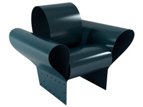 Scuptural Design Plastic Chair