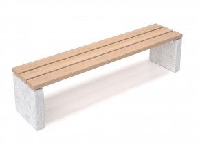 Maro Outdoor Bench without Backrest