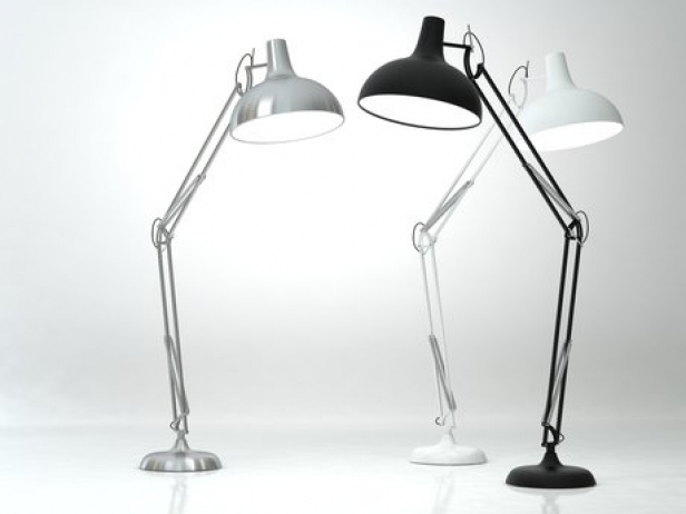 Atlas Floor Lamp 3d Model Adesso Usa, Adesso Architect Floor Lamp