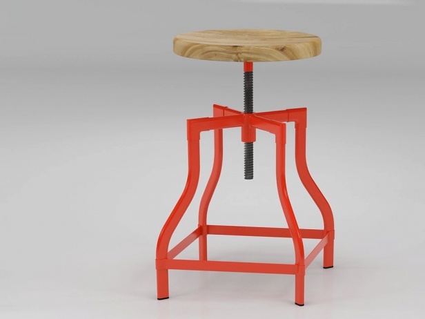 Machinist Stool 3d Model Industry, Machinist Counter Stool