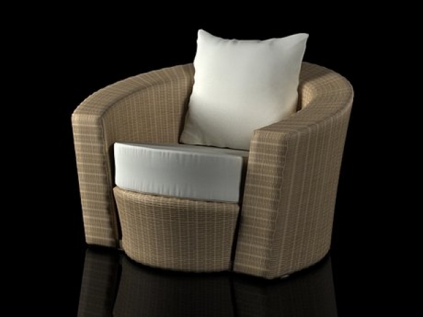 Hemisphere Lounge Chair 3d Model, Hemispheres Outdoor Furniture