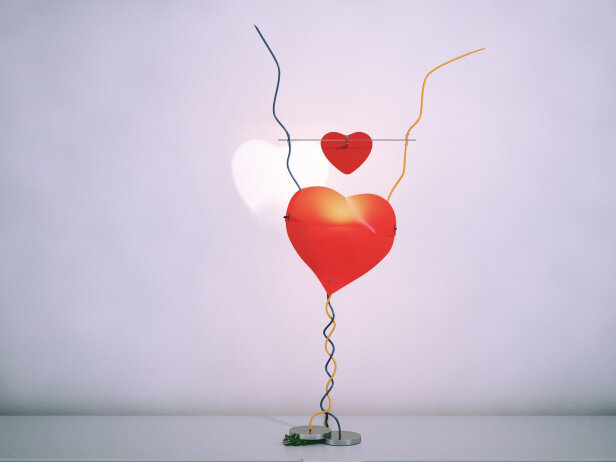 One From The Heart Table Lamp 3d Model, Heart Table Lamp