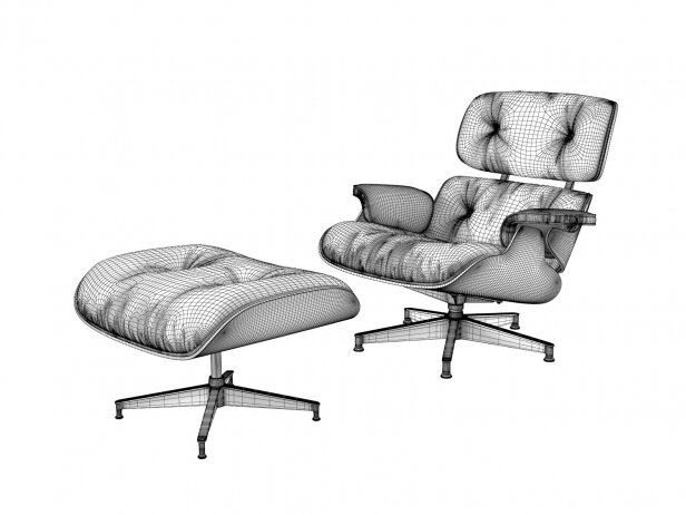Eames Lounge Chair And Ottoman 3d Model, Is Eames Lounge Chair Worth It