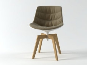 Flow chair oak base