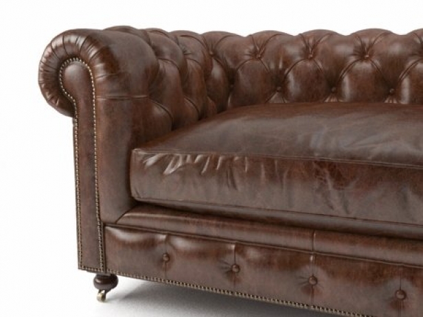 60 Kensington Leather Sofa 3d Modell, Kensington Leather Sofa