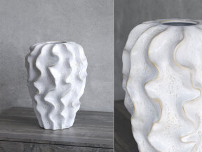 Stoneware Coral-Shaped Vase