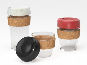 Coffee Cups with Cork Band